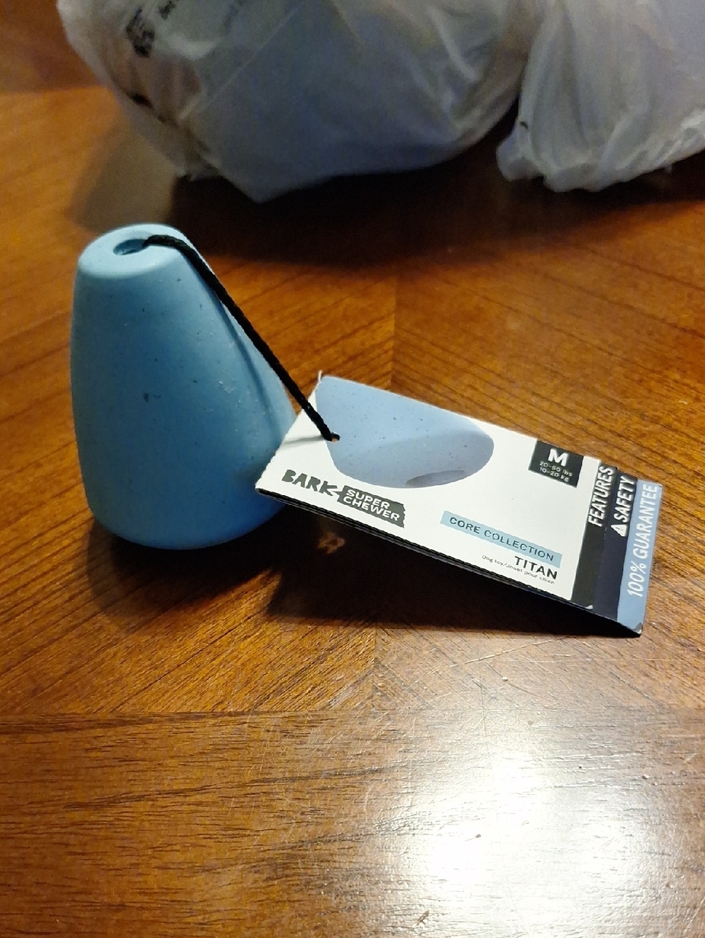 Bark Light Blue Cone Chew Toy
